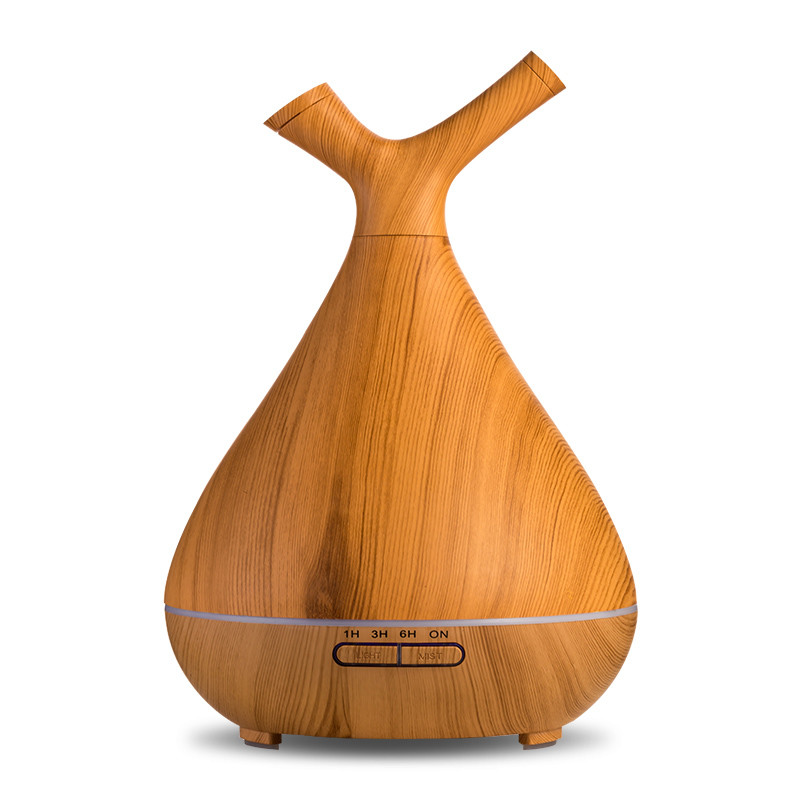 Best 3 In 1 400M Lessential Oil Diffuser Wood Grain Quiet Evaporative Humidifier wholesale