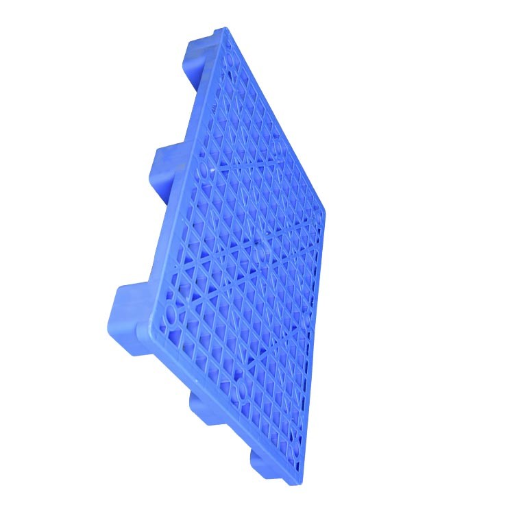China Stackable Static Load 2T Blue Plastic Pallets For Warehouse 120*100cm on sale