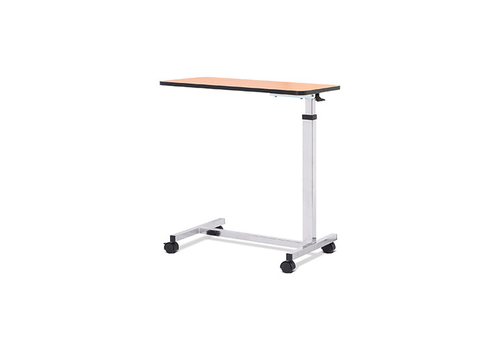 China YA-T05 Movable Medical Overbed Hospital Bed Rolling Table Laminated  Wood on sale