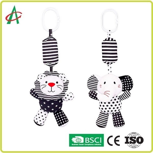 Best 19CM Baby Hanging Rattle Toys , OEM Stroller Toys For Baby wholesale