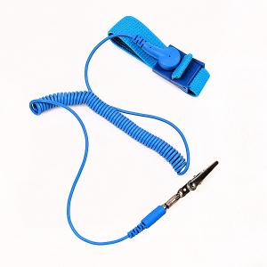 Best cleanroom coiled cord static dissipative ESD antistatic wrist band wholesale