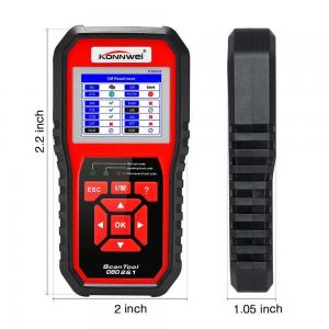 China Obd2 Car Engine Diagnostic Tool , Portable Barcode Reader With Abs KONNWEI KW850 on sale