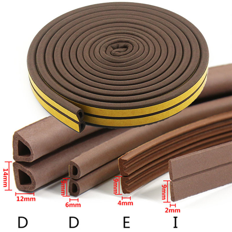 China Dust Protection Self Adhesive Weather Stripping Sound Proof Door Seal 9.4mm on sale
