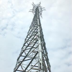 Best ISO 90m Galvanized 3 Legged Lattice Mast Tower wholesale