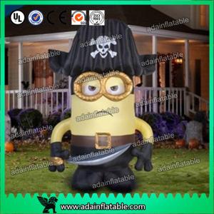 Best Oxford Cloth Inflatable Cartoon Character Giant Inflatable Minions Customized Size wholesale