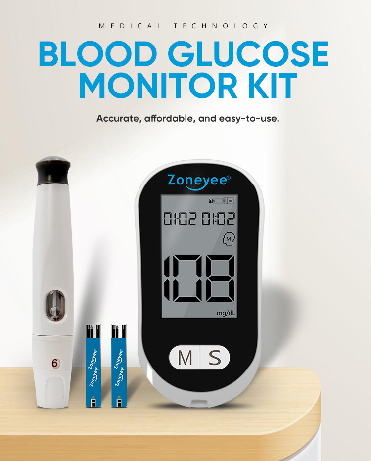 China Blood Sugar Test Machine Lancing Device Glucometer Test Strip Electronic Blood Pressure Machine on sale