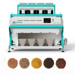 China 4 Chutes 256 Channel Rice Sorter Machine For Processing Rice High Efficiency on sale
