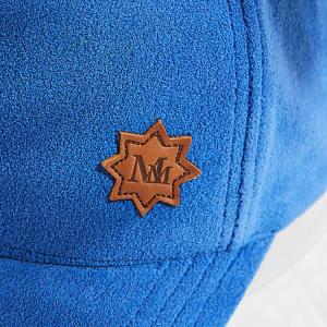 Best Autumn Winter Polar Fleece Baseball Cap With Debossed Logo Leather Patch wholesale