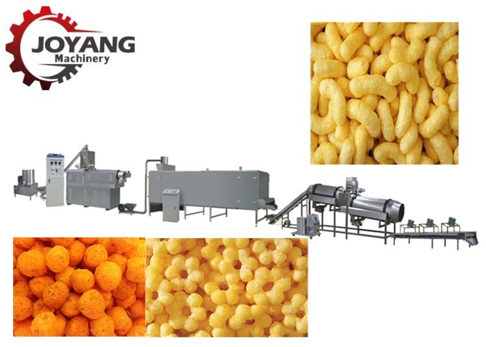 Best 150-500 kg/hr Puff Corn Machine Maize Rice Snack Making Machine Twin Screw Extruder wholesale