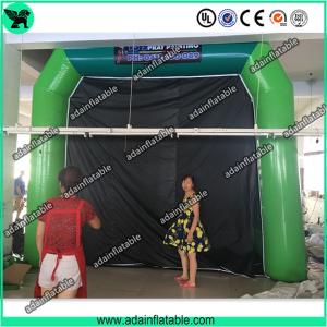 Best High Quantity Green Inflatable Paint Booth, PVC tarpulin Inflatable Booth Tent wholesale