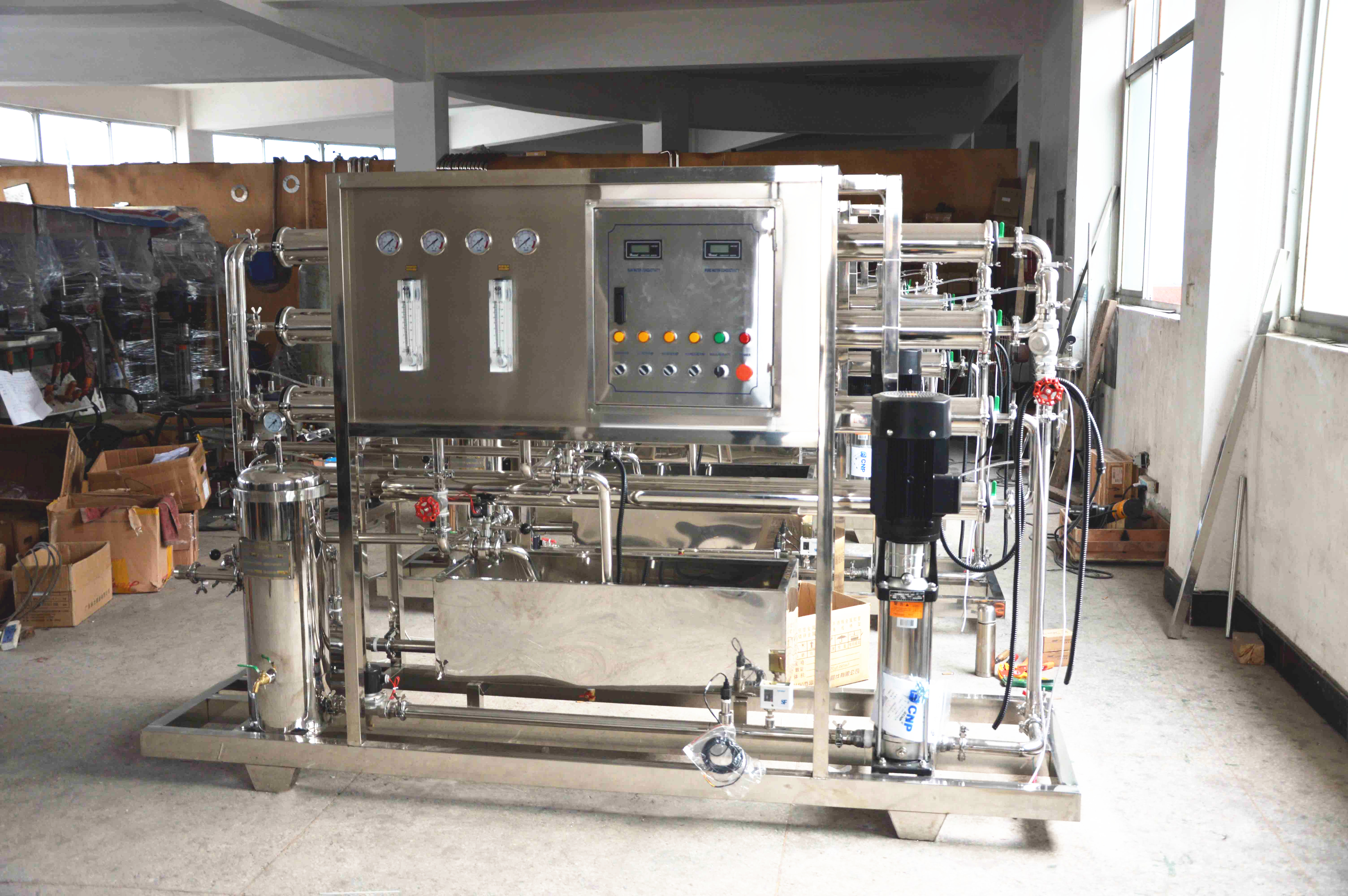 China 1T/H Type Reverse Osmosis Water Purification Machines With Long Lifespan on sale