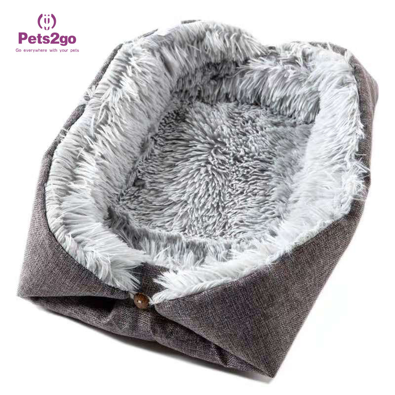 China Mechanical Wash Plush linen Memory Foam Pet Bed Mat on sale