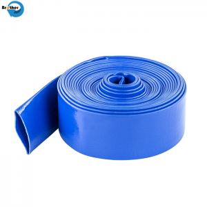 China Leading Manufacuturer Size From 1inch 10 Inch 4bar High Pressure Layflat PVC Hose on sale