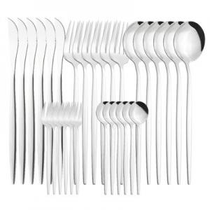 Best 30Pcs Anti Rust Reusable Fork And Spoon Cutlery With Gift Box wholesale