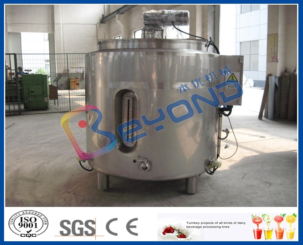 China Stainless Steel Chocolate Melting Equipment / Electric Heater Tank 100L - 2000L Volume on sale