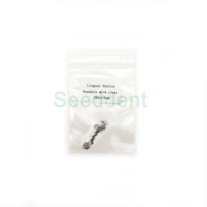 Best Dental Orthodontic Lingual button Bondable with cleat 10pcs/bag wholesale