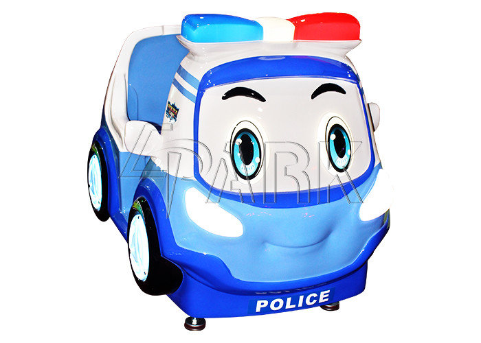 China 1-2 Player Police Cars Coin Operated Kiddie Rides /  Amusement Park Rides on sale