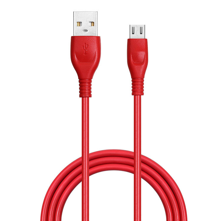 PVC V8 Micro USB Cables Fine Copper High Speed Phone Charging 3.5MM 24V