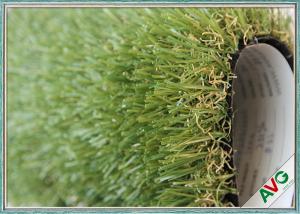China Field Green / Apple Green Garden Artificial Grass With Soft Feeling Waterproof on sale