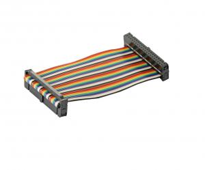 64 PIN IDC Socket 28AWG 100mm Flat Ribbon Cable Assembly