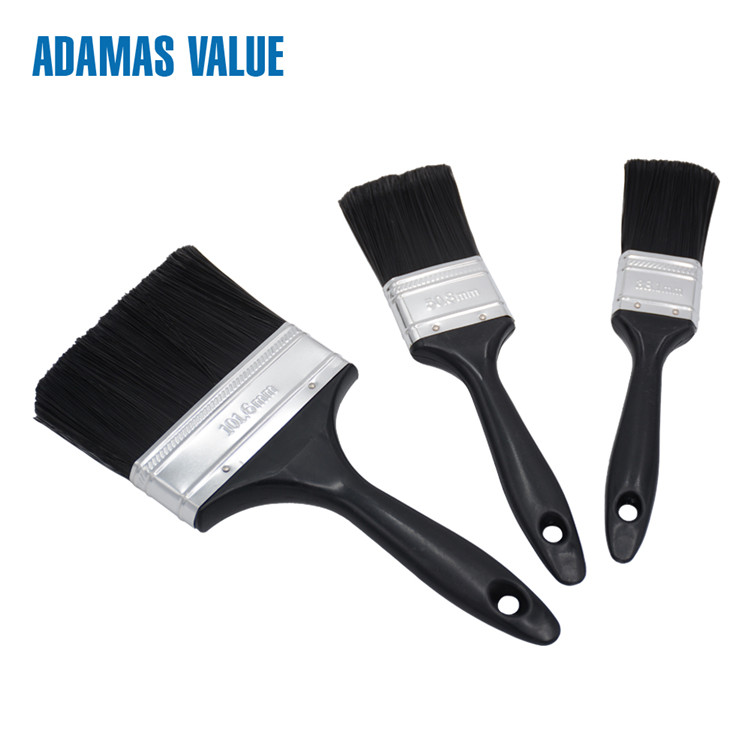 China No Hair Removal Wide Paint Brush , Tin Plate Ferrule Brush For Oil Based Paint on sale