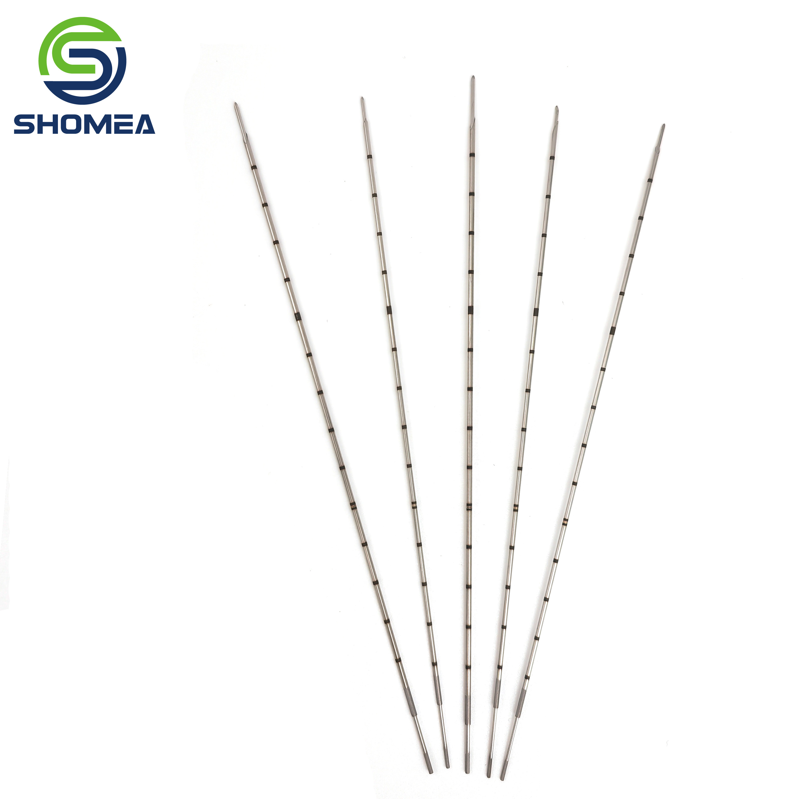 China SHOMEA Custom 18G Laser Marking Double-chamber needle Stainless Steel trocar needle on sale