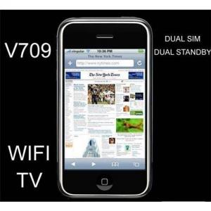 Best Quad-band wifi mobile phone T2000, 3GS, V709, V56,F003 with tv and java, dual sim card dual standby wholesale