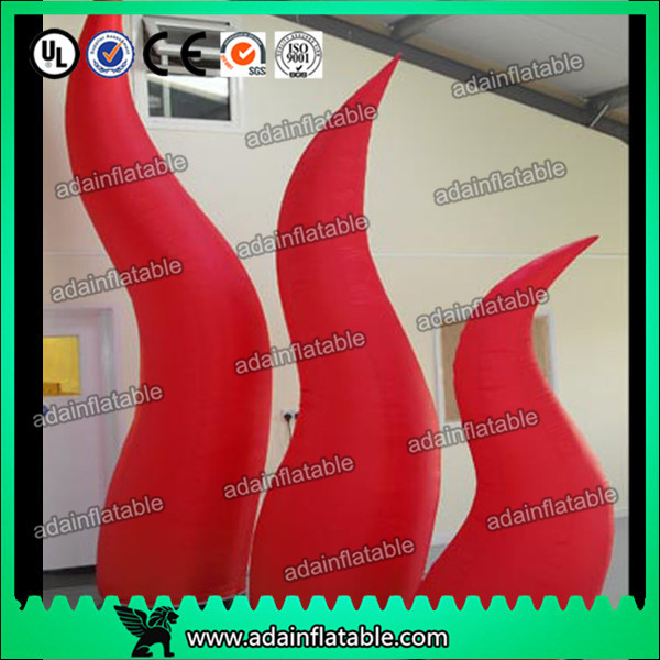Best Holiday Party Entrance Decoration Inflatable Tentacle Cone RED Inflatable Flame wholesale