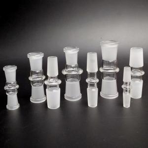 Best Drop Down Glass Bong Adapt / Water Pipe Adaptor Male To Male / Male To Female 10mm 14mm wholesale