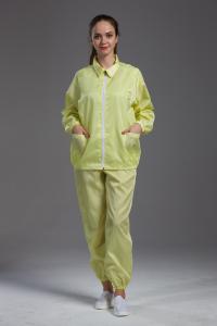 Best Anti Static ESD Garment Resuable Class1000 cleanroom  jacket and pants muticolor with pen pocket wholesale