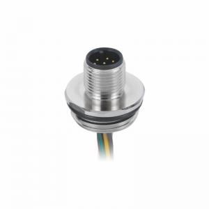 China Automation M12 12 Pin Female Connector For Sensors Actuators Fieldbus on sale