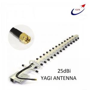 China Directional Cell Phone Signal Booster Amplifier Modem RG58 5 Feet Cable 4G LTE 25dbi YagiRP SMA Male Antenna on sale