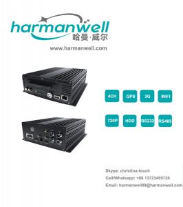 China 4 channel 3G mobile dvr  for vehicle surveillance, supports GPS 3G WIFI on sale