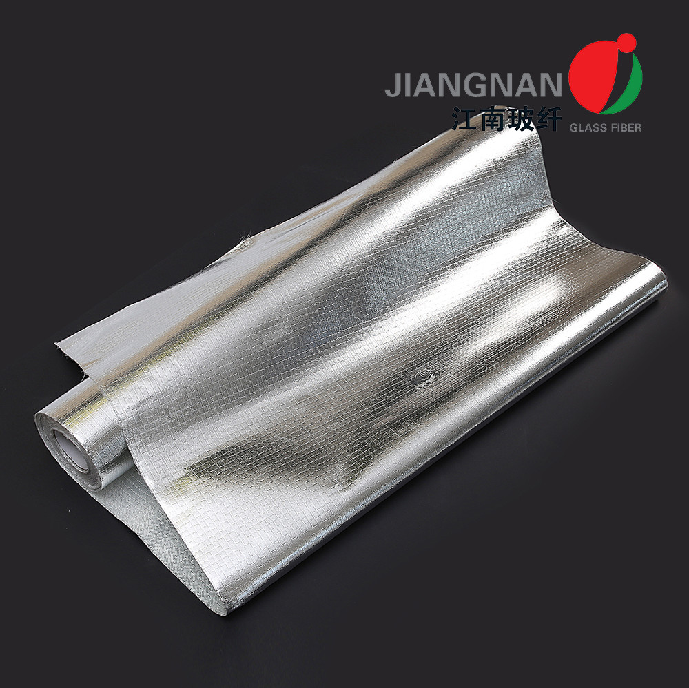 Cheap Insulation Aluminum Foil Laminated Fiberglass Fabric Fire Resistant for sale