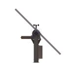 0.08 Kwh/d Adjustable Array Roof Mounted Solar Tracker Single Axis Solar Panel