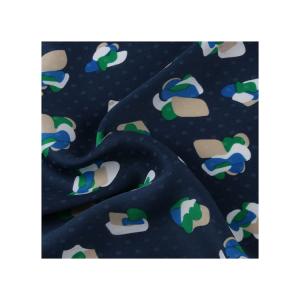 Best Wholesale Recycled Poly Island Dot Jacquard Imitation Silk Fabric 100% Rpet Fabric wholesale