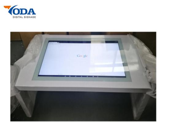 Cheap 10 Point Capacitive  Touch Screen Table LCD Customized Color Lobby Touch table for sale