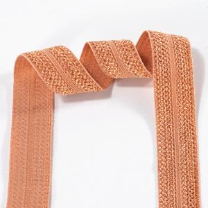 Best 15mm spandex bright foldover elastic band fold over elastic printed ribbon sewing stretch elastic trim wholesale