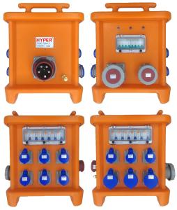 China MK2 Portable Power Distribution 380V 125A Thermoplastic IP66 Custom Power Distribution With Circuit Breakers' Protection on sale