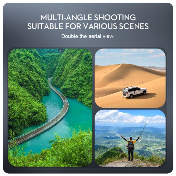 New S6S Brushless Motor Drone 6K HD Dual Camera RC Auto Obstacle Avoidance Professional Foldable Quadcopter