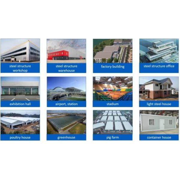 Roll Up Door Steel Structure Warehouse Building Earthquake Resistant