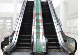 Best 1000MM Aluminum Escalator Step Yellow Demarcation In Shopping Mall wholesale