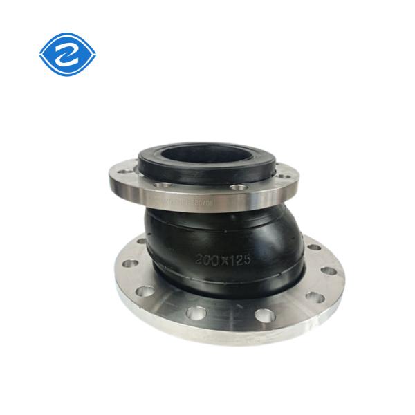 Single Sphere Rubber Expansion Joint Flexible Coupling Flanged Plumbing Pipe