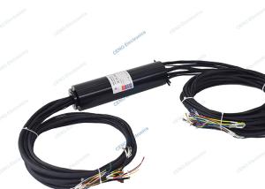 China Encoder Signal Integrated Electrical Slip Ring Assembly With Multi Channels on sale