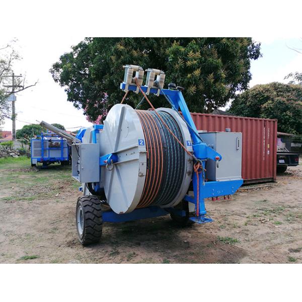 TY2×70 Tension Stringing Equipment Hydraulic Tensioner Diesel 77kw 103hp Cummins Engine