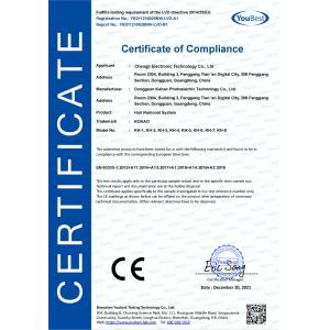 Chengji Electronic Technology (Dongguan) Co., Ltd Certifications
