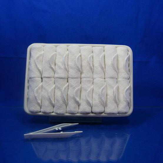 100% cotton white disposable airline towel