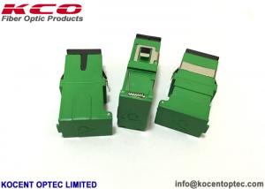 Best Auto Shut SCA Fiber Optic Network Adapter 4 Cores SC APC Green Color 1 Chanel Way wholesale