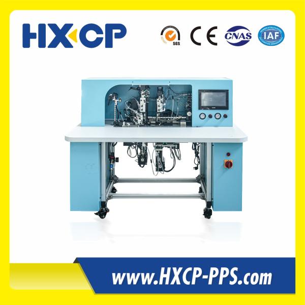 Cheap HX18B Notebook Making Made Easy Semi Auto Notebook Elastic Band Fixing Machine with 10-50mm Distance From Hole To Cover Edge Side for sale