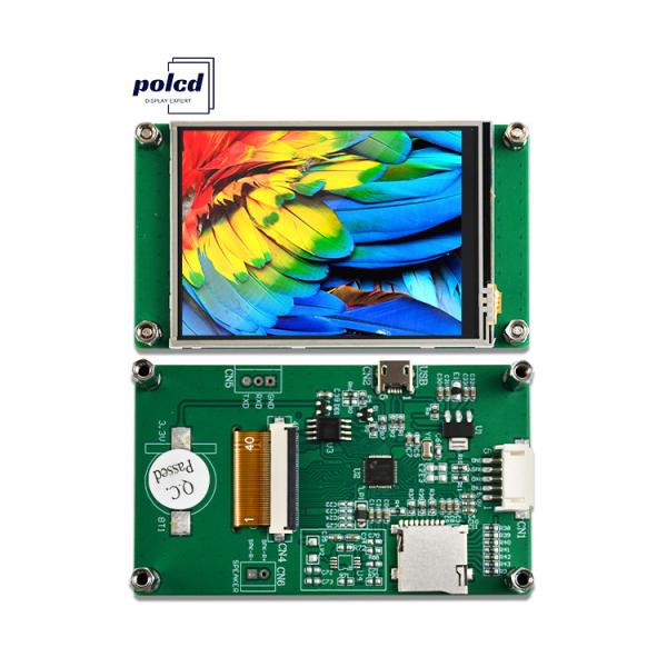 Cheap Polcd 2.8 Inch 240*320 HMI Embedded TFT LCD Module Controlled by any MCU Serial Port Screen for sale